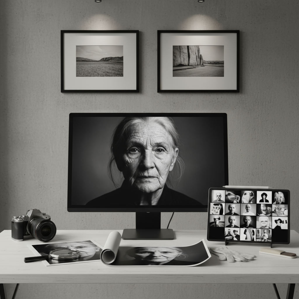 Monochrome Portrait Series - Image 3