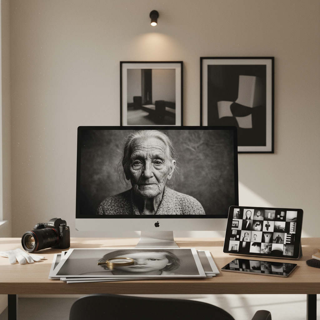 Monochrome Portrait Series - Image 2